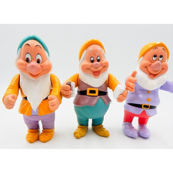 Snow White & The Seven Dwarfs 6-1/2 Inch PVC Figures Only Disney - Picture 11 of 11
